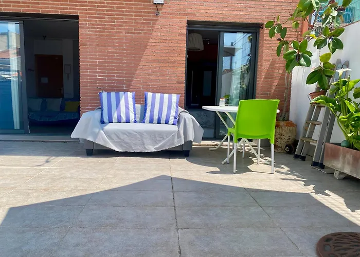 Tranquilo Y Con Terraza * تيراسا